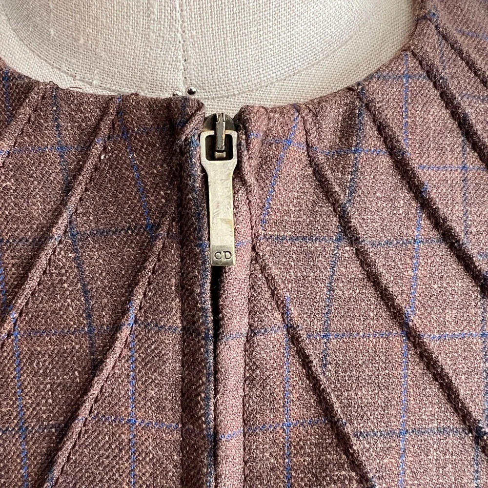 Christian Dior women’s plaid suit